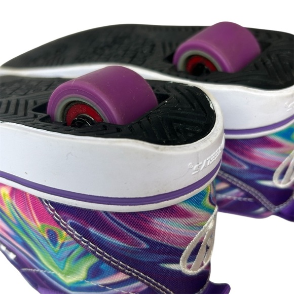 Heelys Pro 20 Prints Sneakers youth SZ 2 Purple Galaxy Multicolor tie dye child - Picture 12 of 12